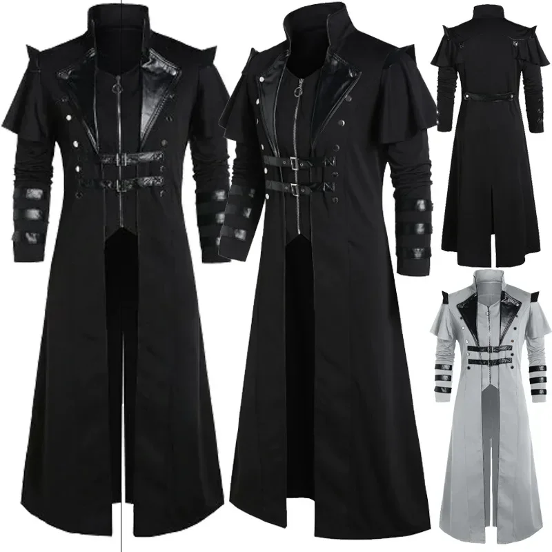 Vintage Victorian Fashion - Costume Homme Vintage Halloween Médiéval Steampunk