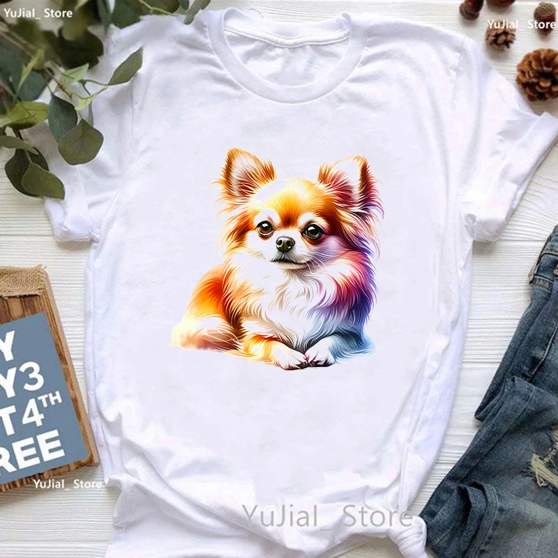 Tie Dye Shirt Vintage - T-shirt imprimé animal pour femmes et