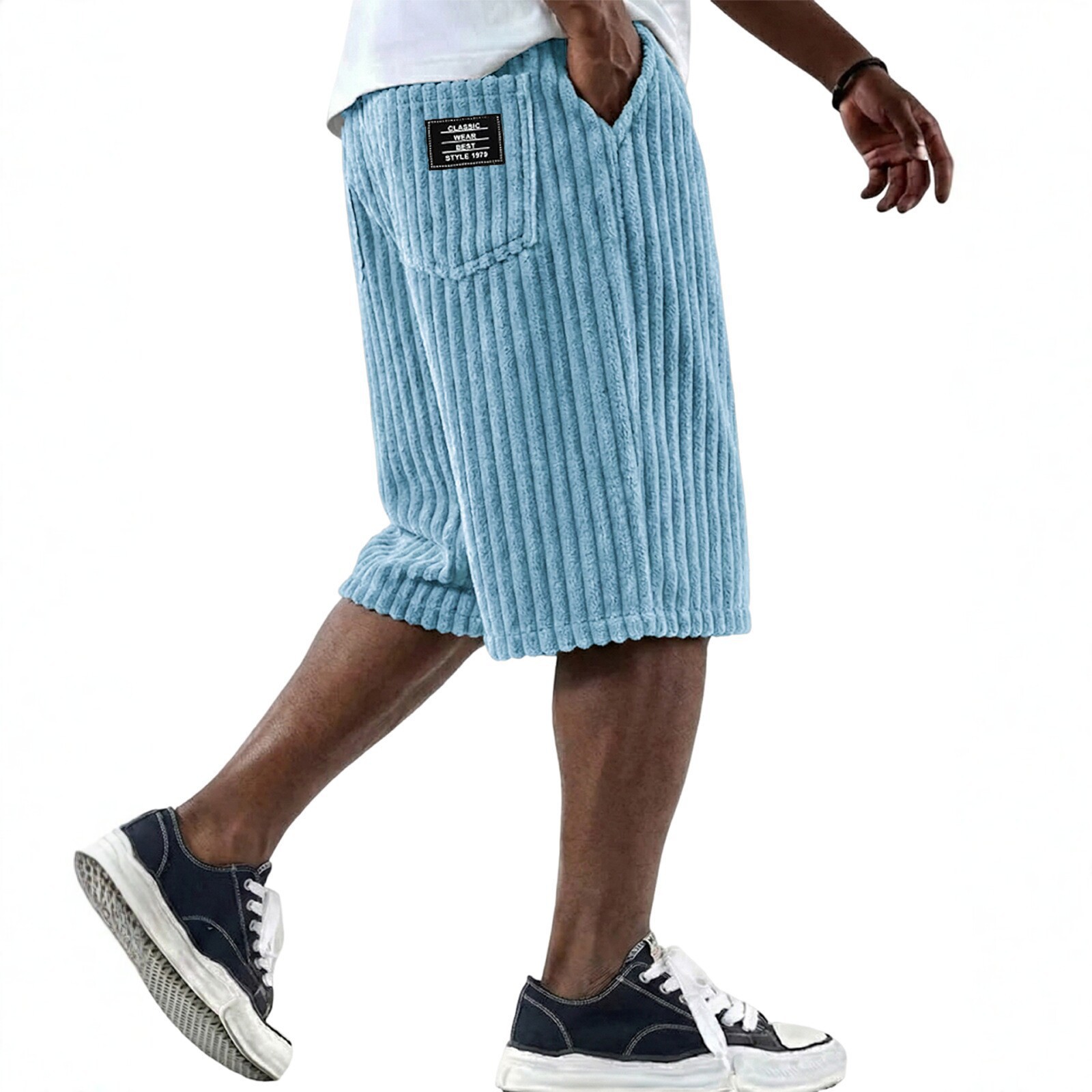 Retro Track Pant - Nouveaux shorts d'été en velours côtelé