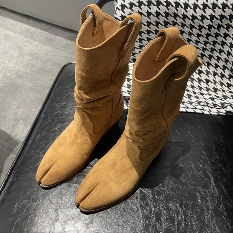 Vintage Fashion Designers - Mode Vintage bottes bout fendu coréen