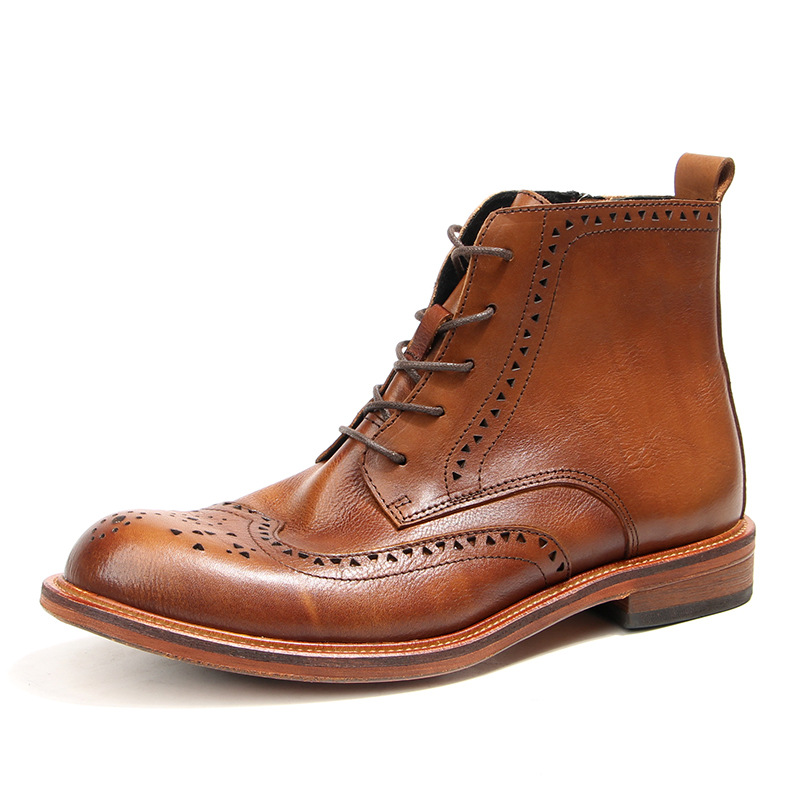 Vintage Fashion Luxury - Bottines Chelsea Vintage en cuir véritable