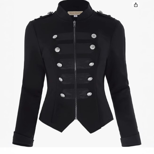 Vintage Victorian Fashion - Veste gothique punk pour femmes, coupe