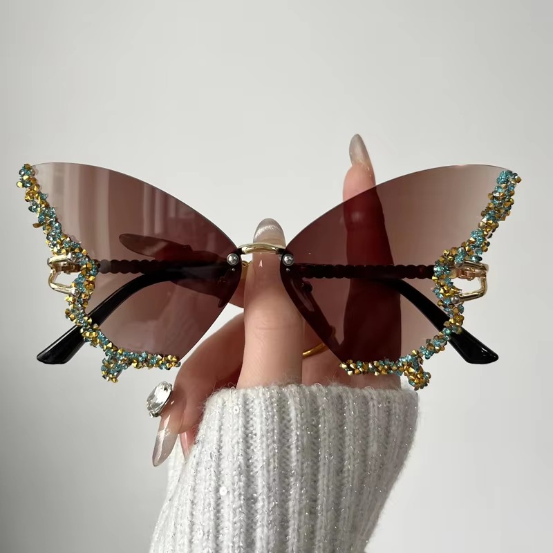 Lunettes de soleil papillon de - Vintage Fashion Y2K avis et prix