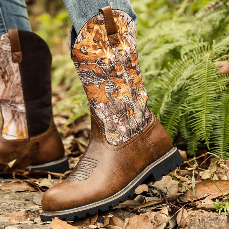 Bottes de cowboy à enfiler pou - Vintage Fashion Designers avis et prix