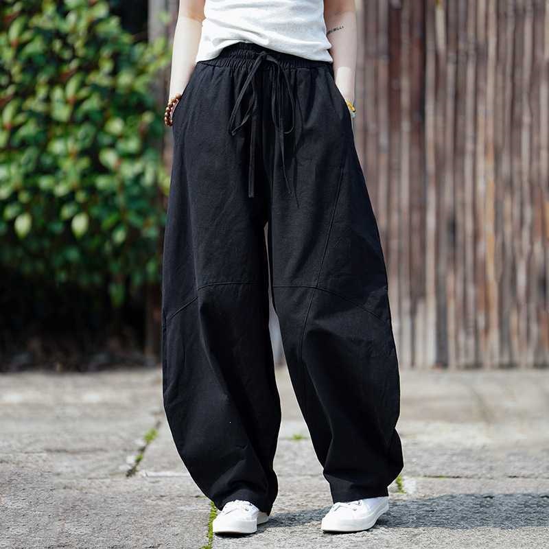 Pantalon Harem en Coton et Lin - Retro Track Pant avis et prix