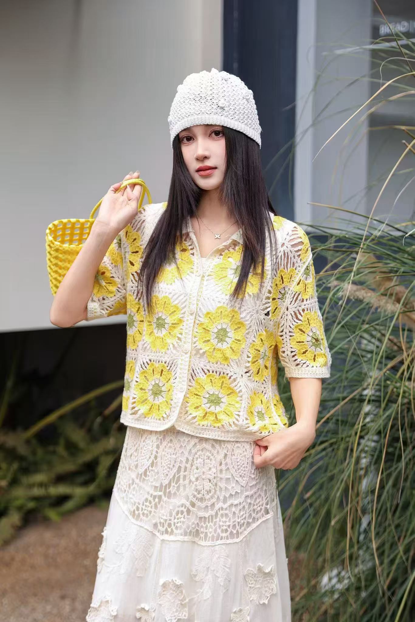 Polo en tricot crocheté Granny - Crochet Top Boho avis et prix