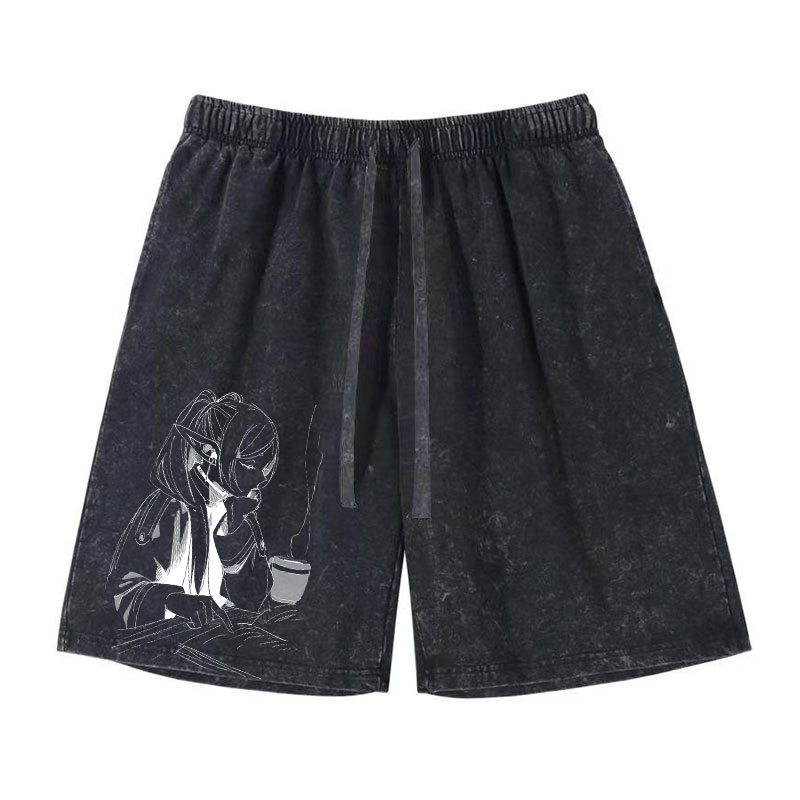 Anime Frieren Shorts Vintage l - Vintage Fashion Model avis et prix