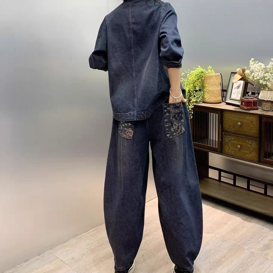 Ensemble deux pièces en denim  - Vintage Fashion Ai avis et prix