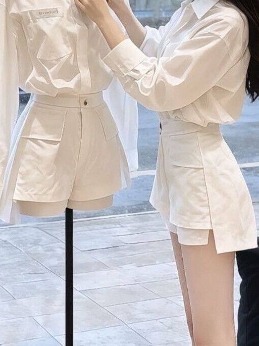 Ensemble chemise blanche éléga - Retro Track Pant avis et prix