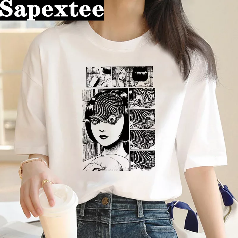 Junji ito t-shirt femmes haraj - Tie Dye Shirt Vintage avis et prix