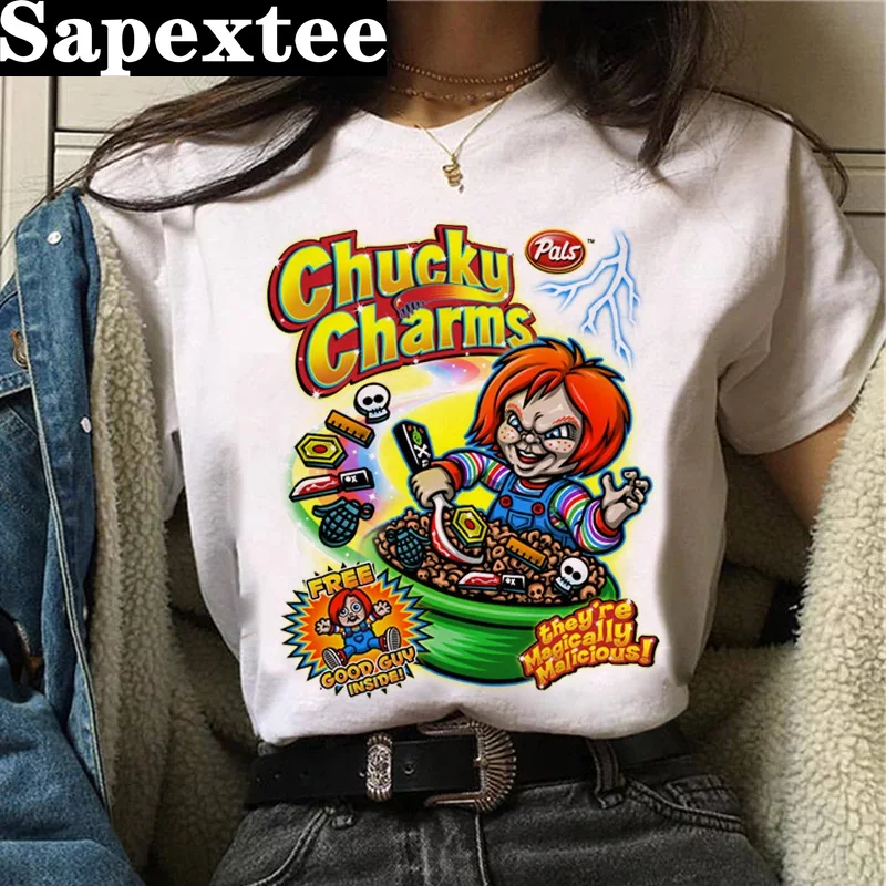 Chucky t-shirt femmes imprimer - Tie Dye Shirt Vintage avis et prix