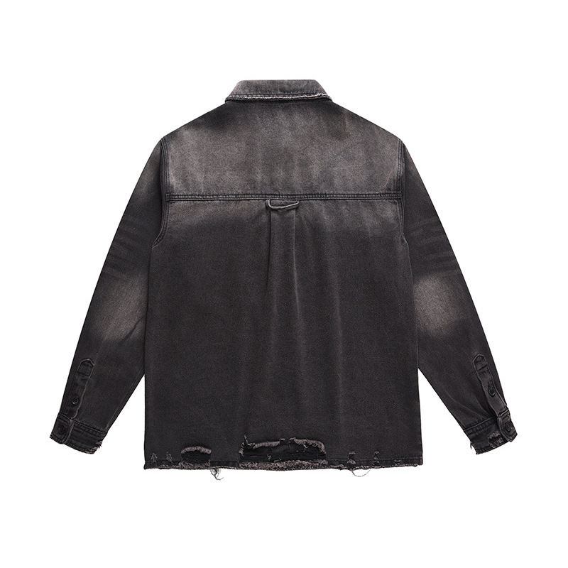 Veste en jean déchirée pour ho - Vintage Fashion Y2K avis et prix