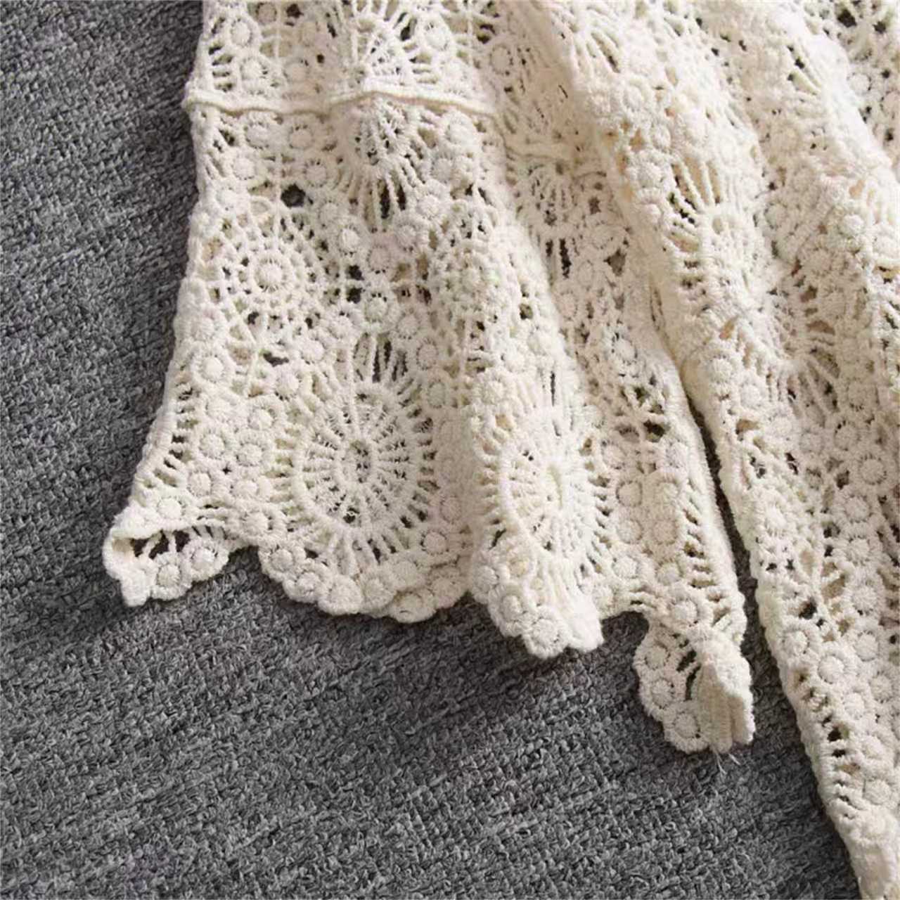 Cardigan ajouré au Crochet pou - Crochet Top Boho avis et prix