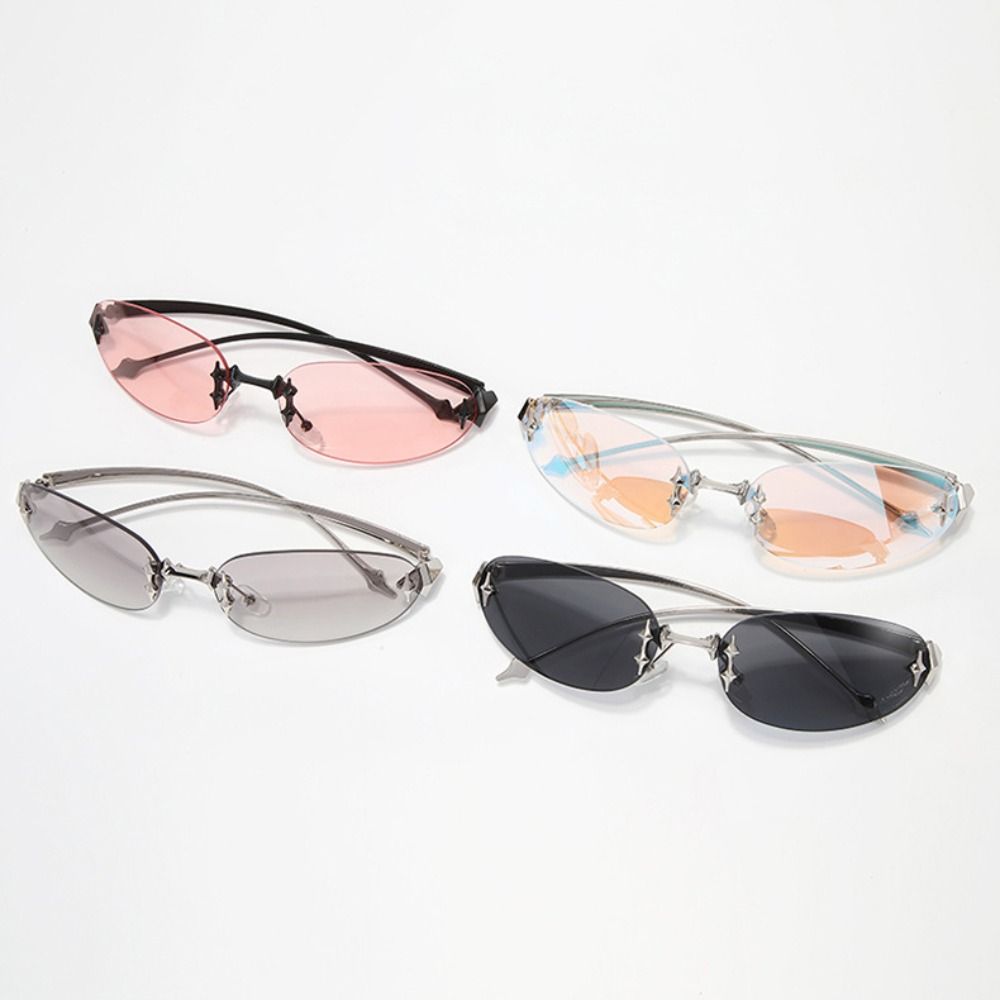 Lunettes de soleil sans montur - Vintage Fashion Y2K avis et prix