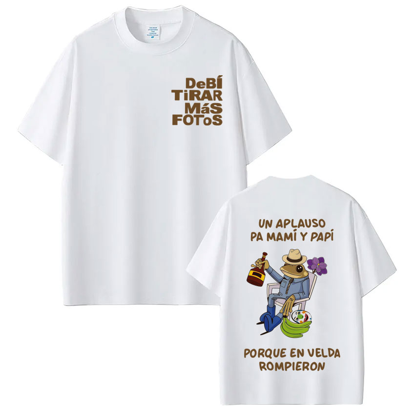 T-shirt Rapper Bad Bunny Debi  - Vintage Fashion World avis et prix