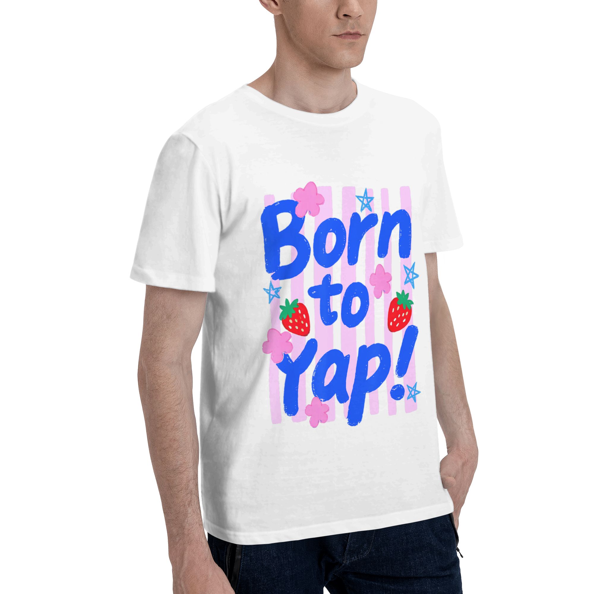 T-shirt pour hommes Preppy Bor - Vintage Fashion Gen Z avis et prix