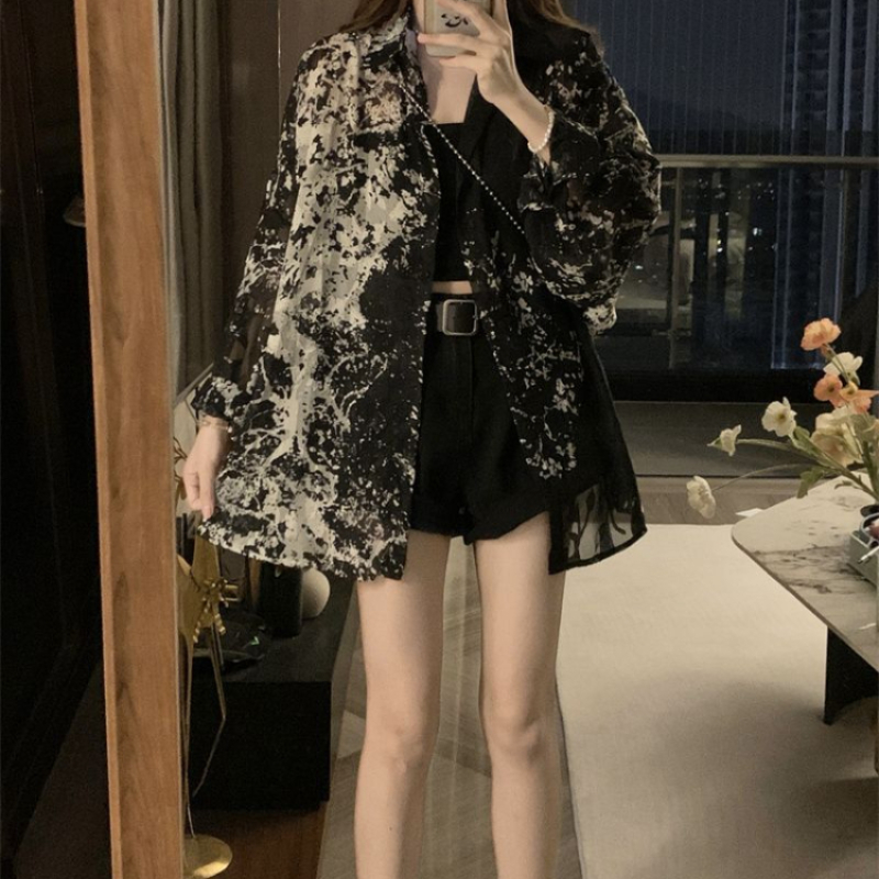 2025 chemises à manches longue - Tie Dye Shirt Vintage avis et prix