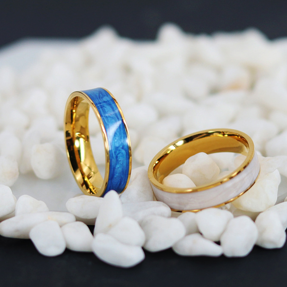 Bague Vintage colorée en émail - Vintage Fashion Guild avis et prix