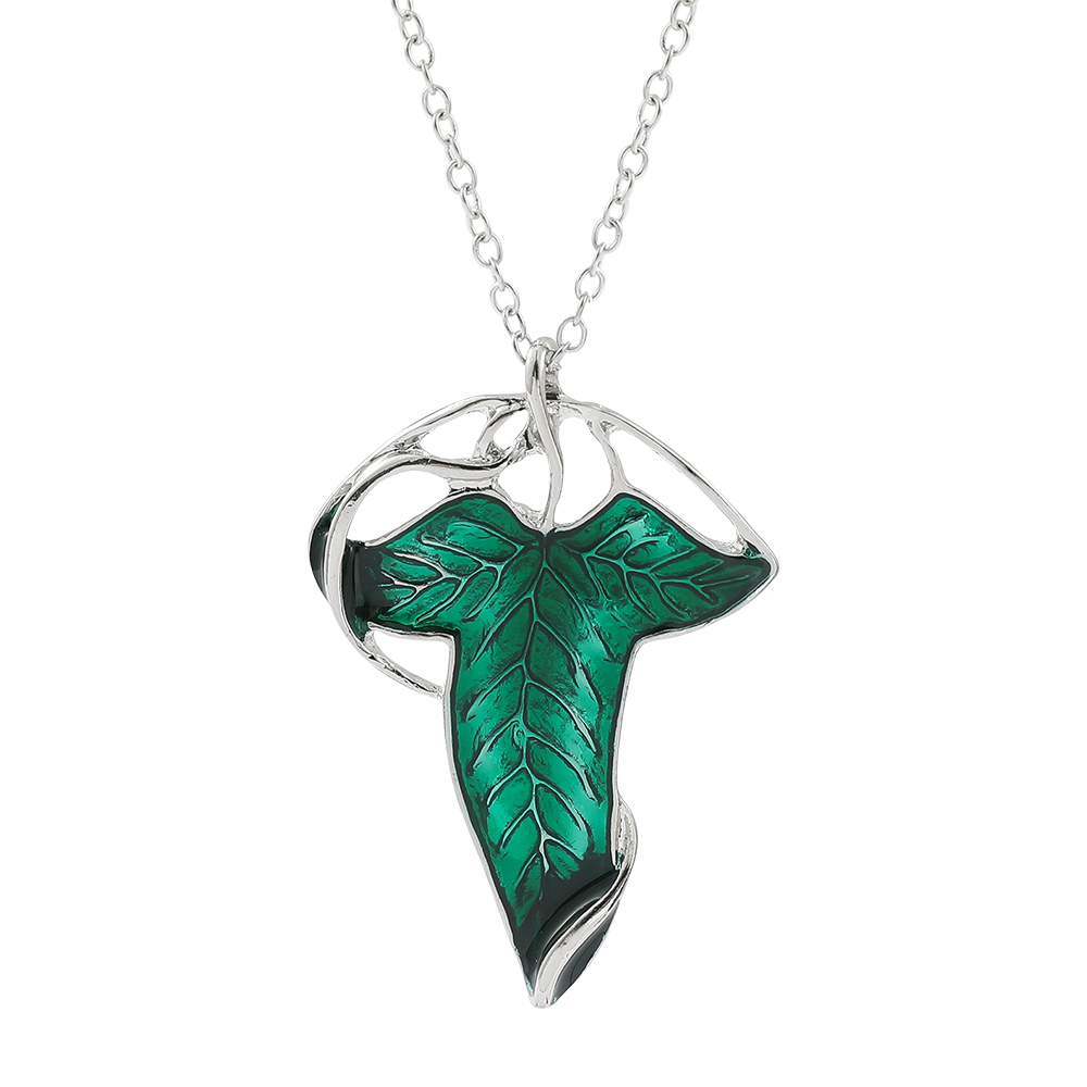 Collier pendentif feuille vert - Vintage Fashion Model avis et prix