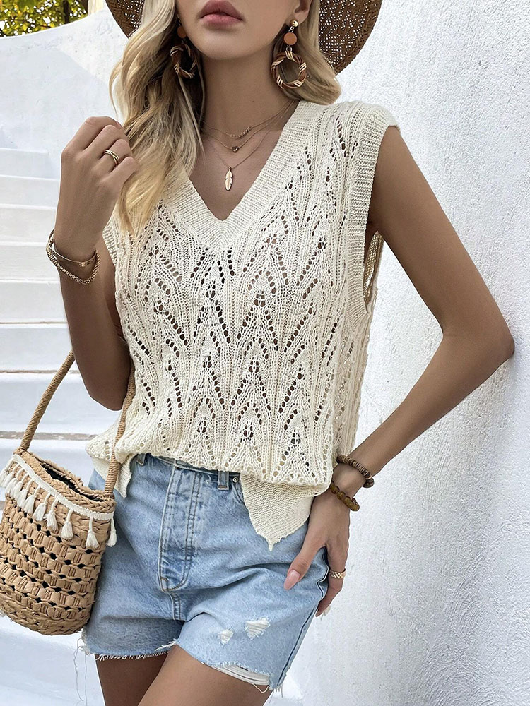 Débardeur en crochet beige pou - Crochet Top Boho avis et prix