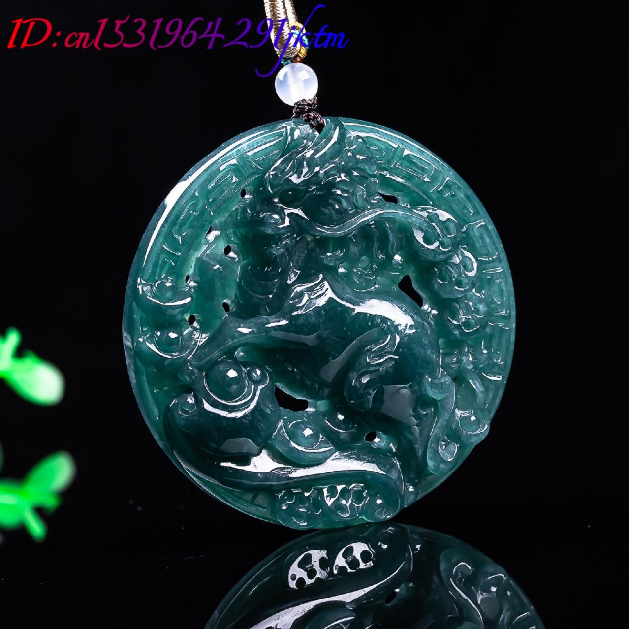 Pendentif Dragon en Jadeite Bi - Vintage Fashion Luxury avis et prix