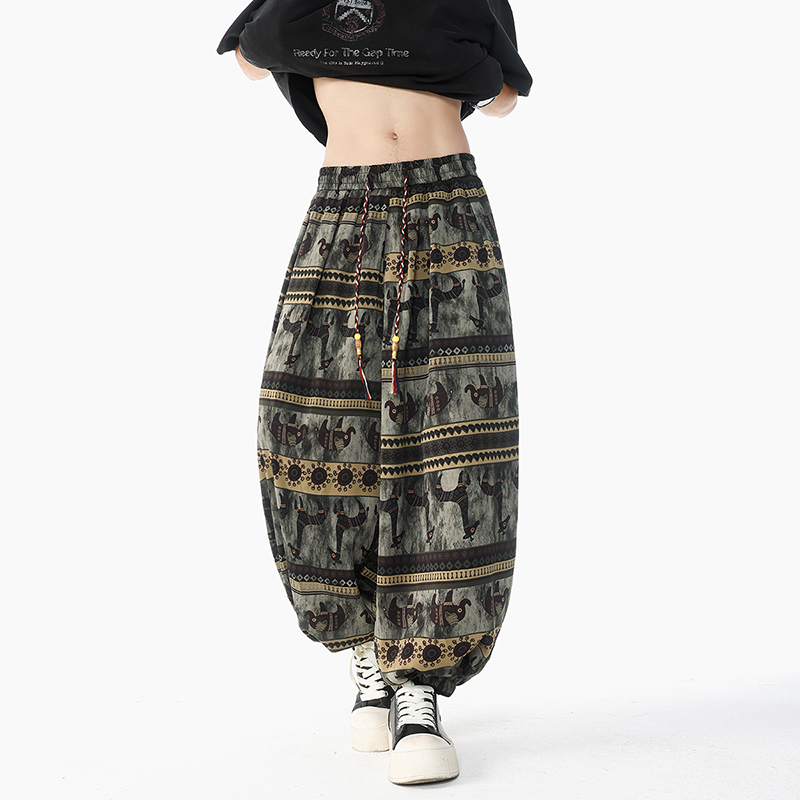 Pantalon taille haute imprimé  - Retro Track Pant avis et prix