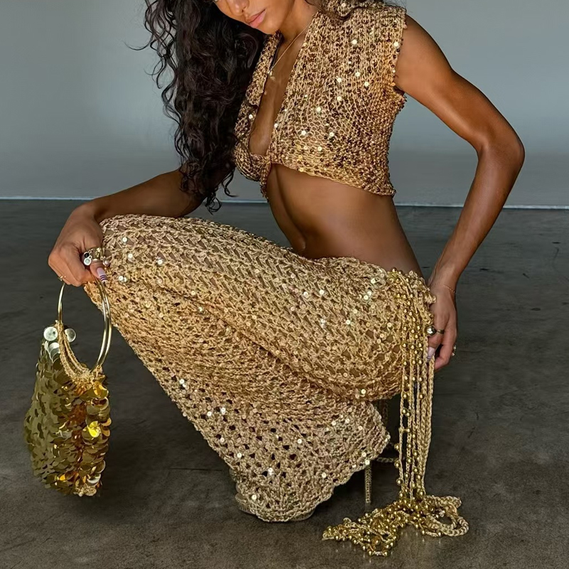 Ensemble de fête à paillettes  - Vintage Fashion Ai avis et prix