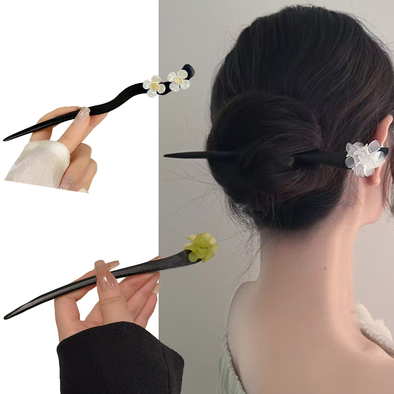 Bâtons de cheveux en bois de S - Vintage Fashion Outfit avis et prix