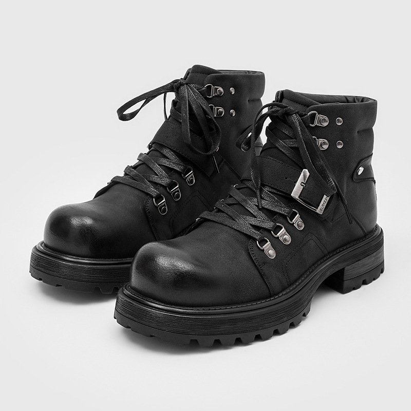 Marque hommes bottes en cuir m - Vintage Fashion Luxury avis et prix