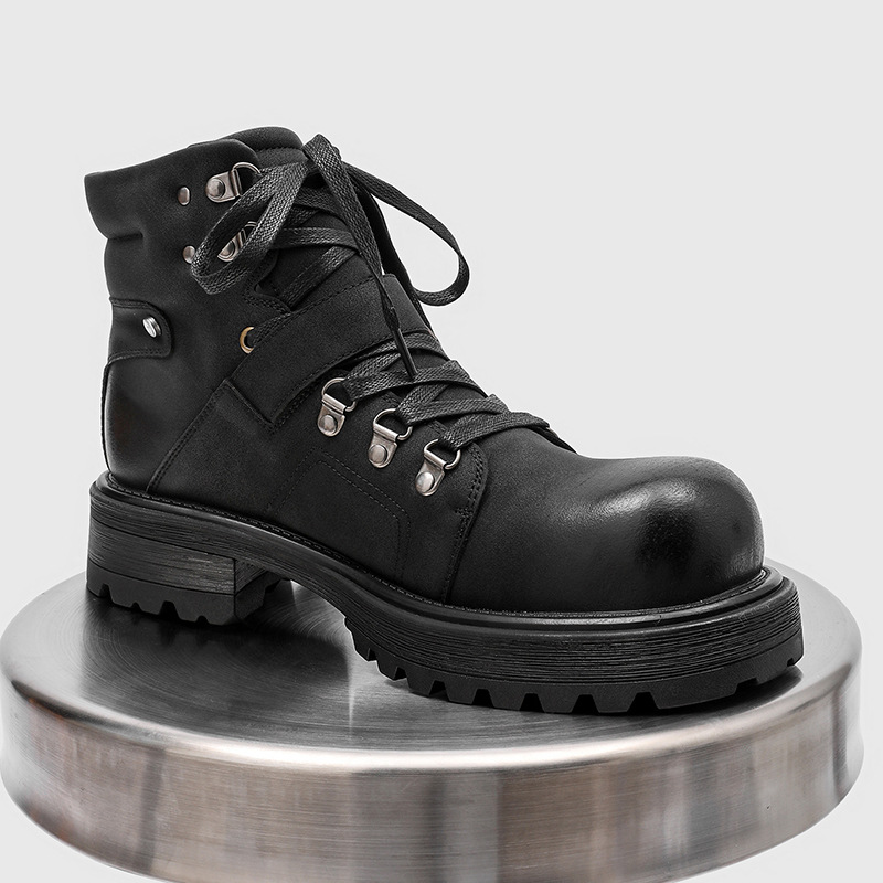 Marque hommes bottes en cuir m - Vintage Fashion Luxury avis et prix