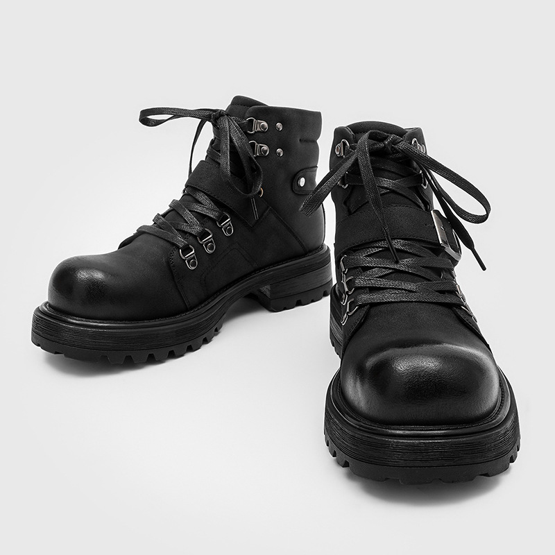 Marque hommes bottes en cuir m - Vintage Fashion Luxury avis et prix