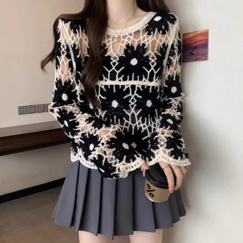 Haut en crochet floral pour fe - Crochet Top Boho avis et prix