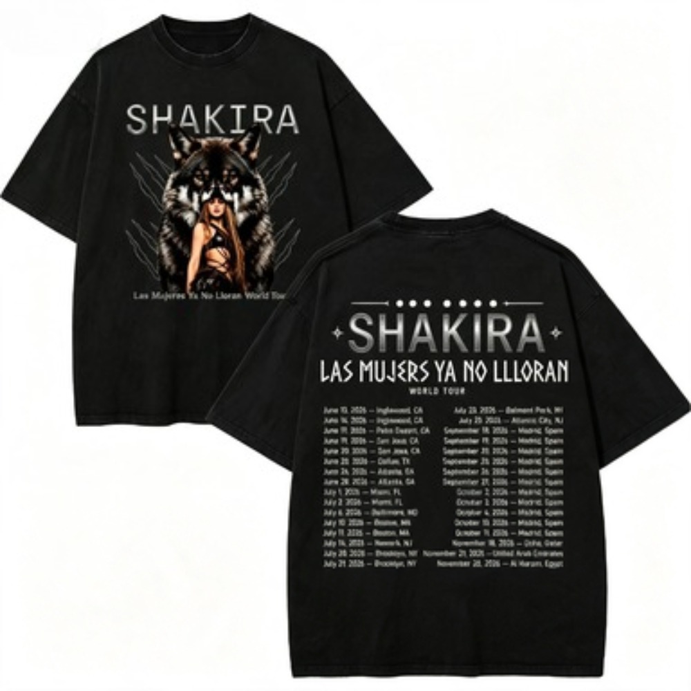 T-shirts Vintage Lavés Shakira - Vintage Fashion World avis et prix