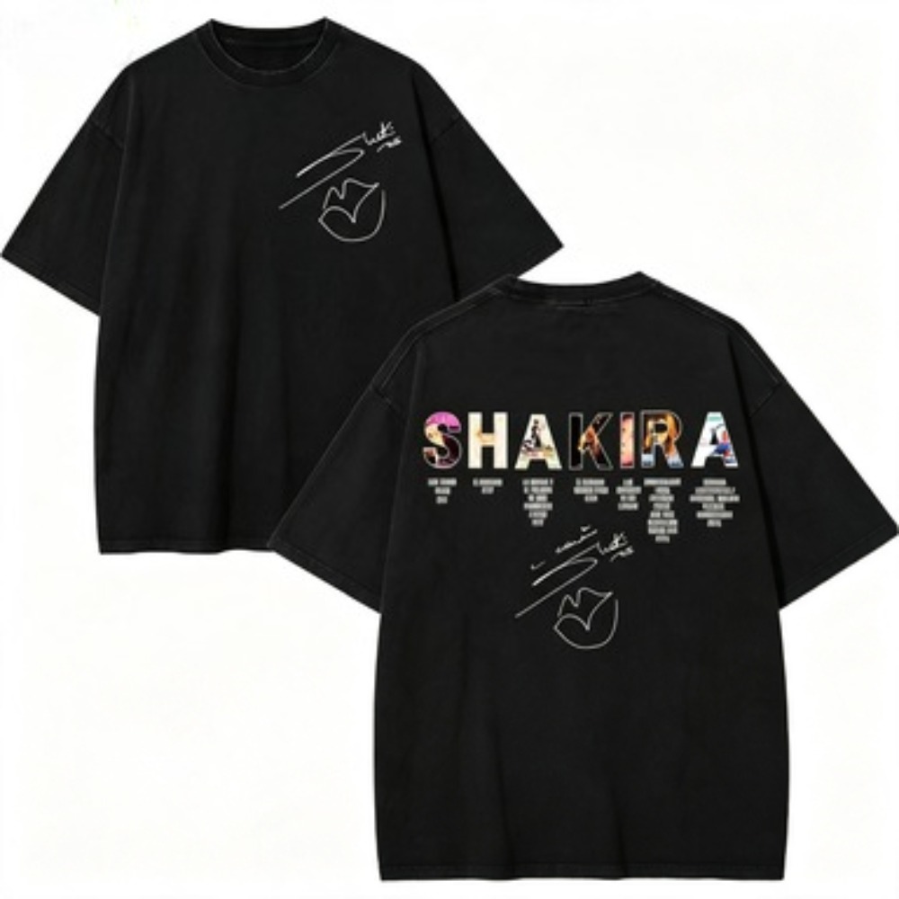 T-shirts Vintage Lavés Shakira - Vintage Fashion World avis et prix