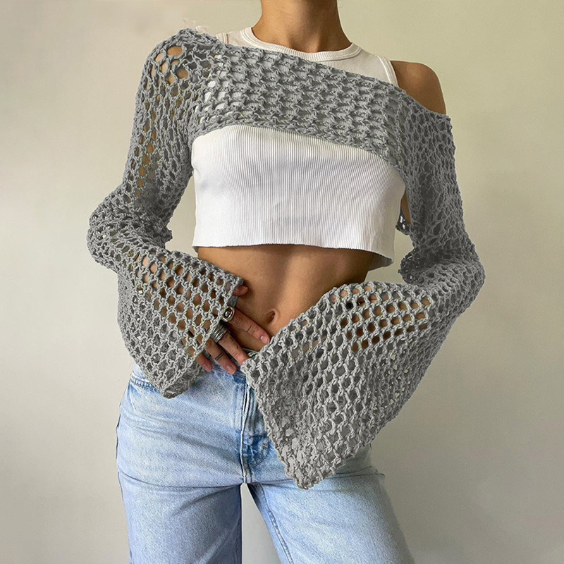 Haut court en crochet à manche - Crochet Top Boho avis et prix