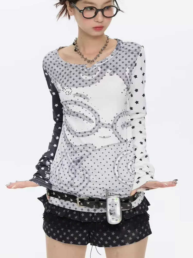 T-shirts à manches longues est - Vintage Fashion Y2K avis et prix