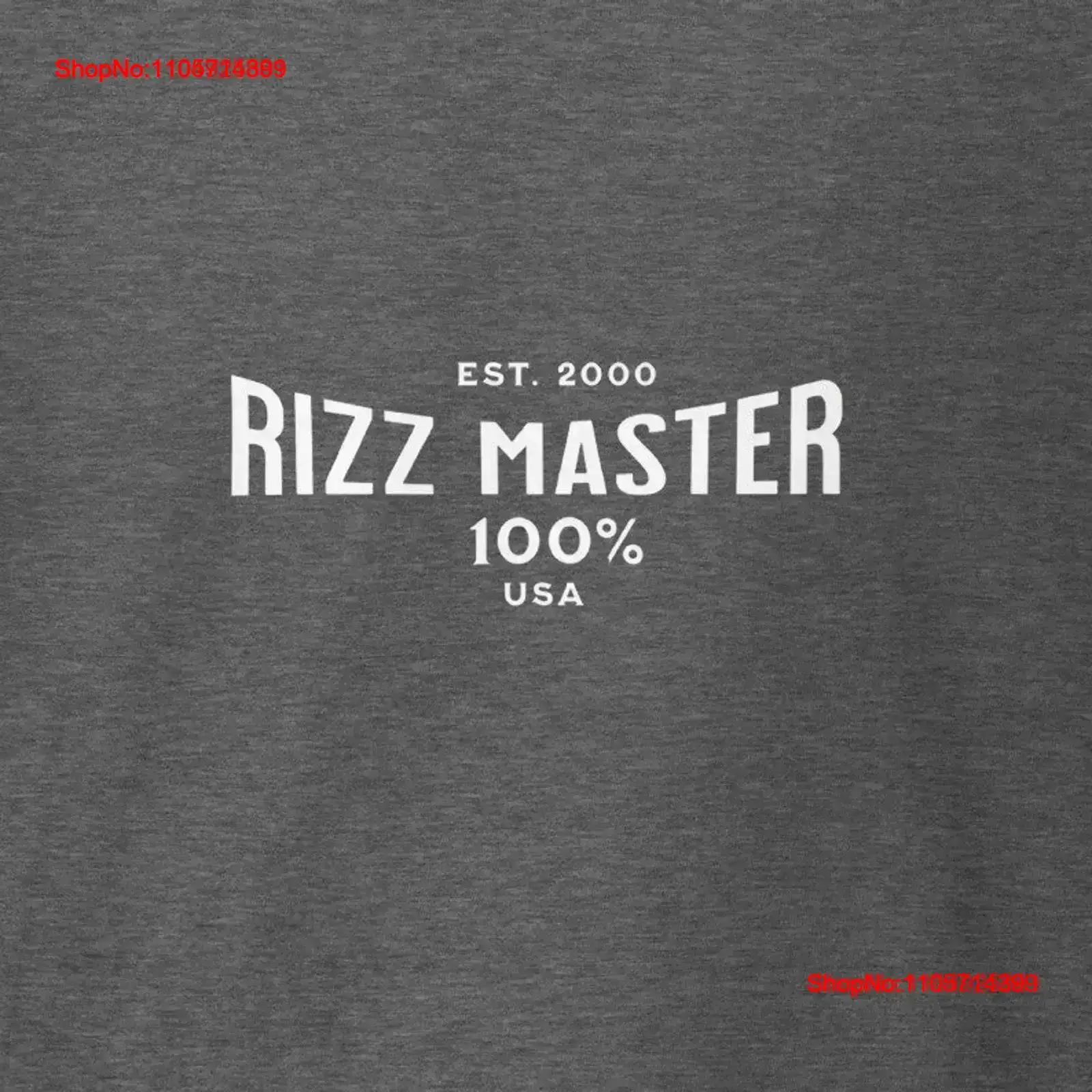 T-shirt Rizz Master Gen Z avec - Vintage Fashion Gen Z avis et prix