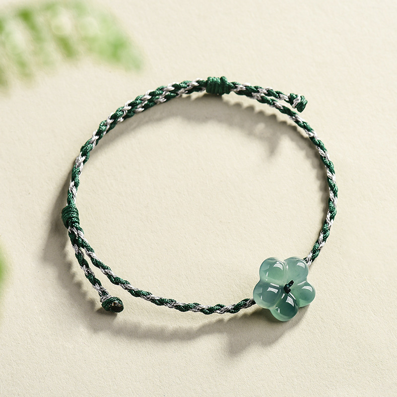 Bracelet à fleurs en jadéite b - Vintage Fashion Luxury avis et prix