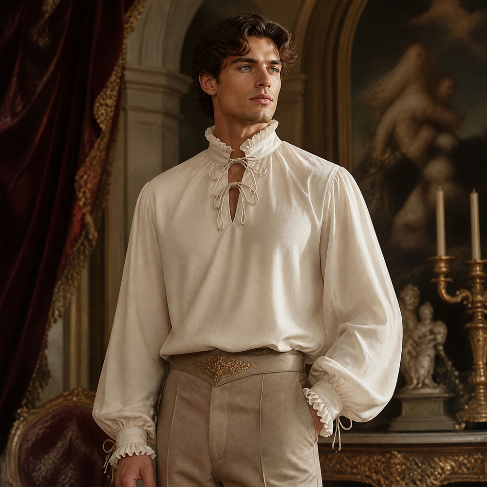 Chemise de pirate médiévale de - Vintage Victorian Fashion avis et prix