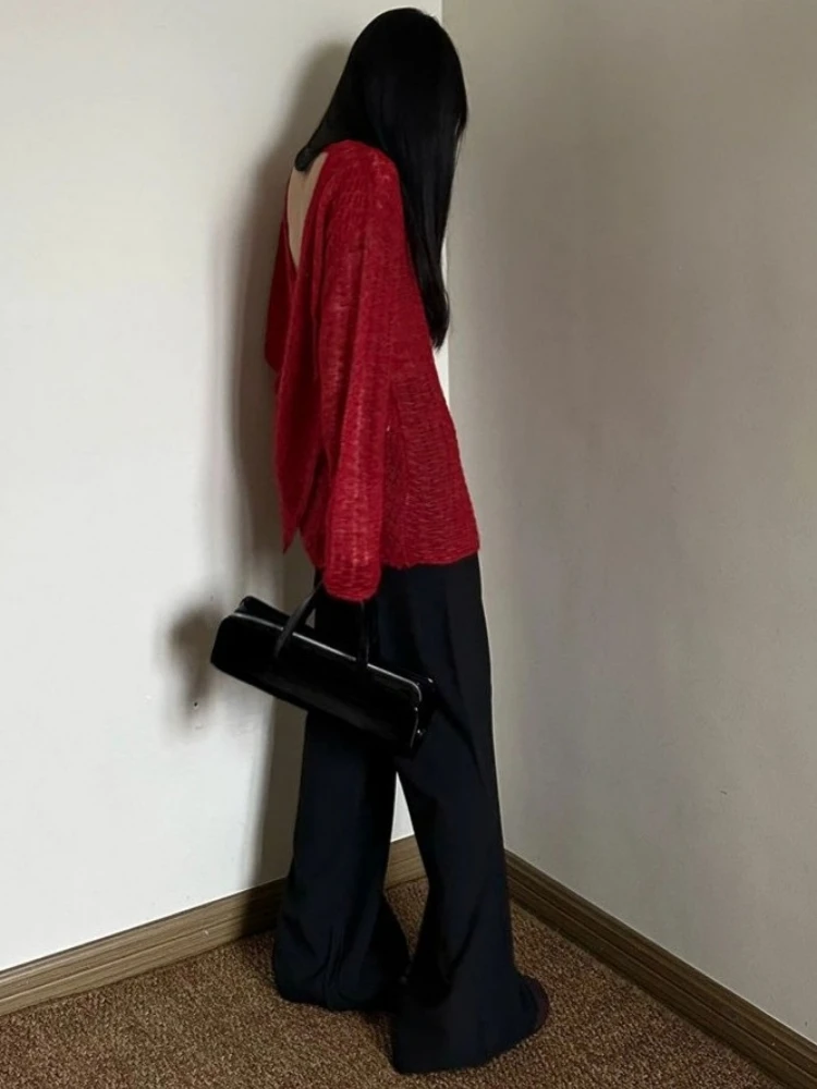 T-shirt en tricot transparent  - Vintage Fashion Y2K avis et prix